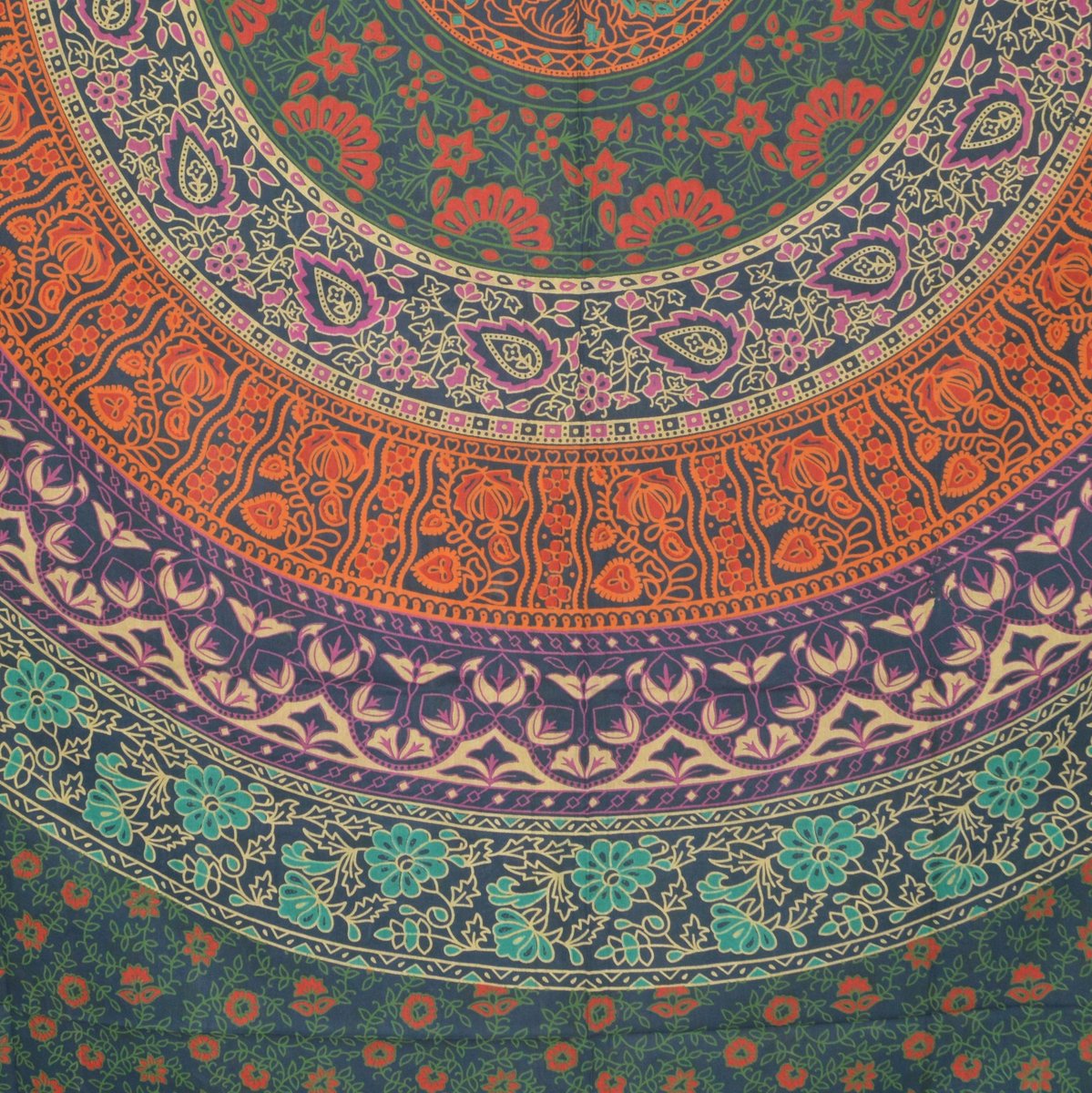 XXL Indiase Batik Mandala Plaid - 100% Katoen, 230x210cm