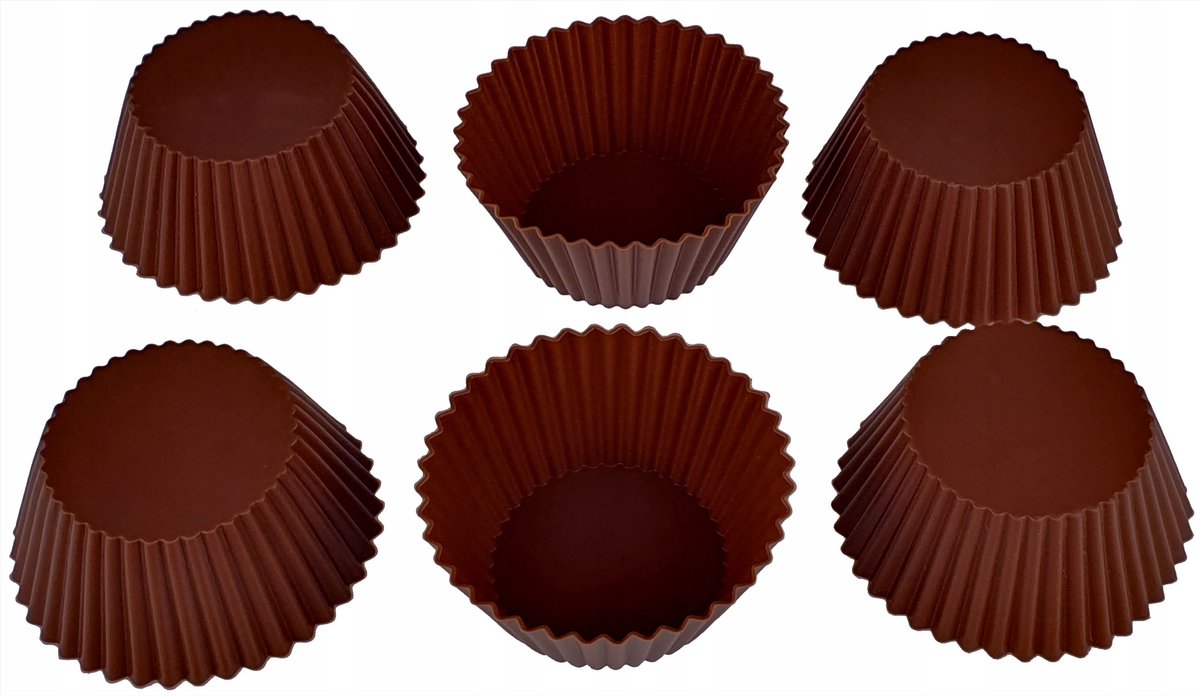 6x Siliconen Muffinvormpjes - Bakvormpjes voor Cupcakes & Desserts
