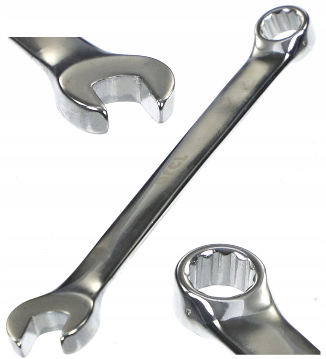 Verstelbare ring- en dopsleutel CrV 8 mm