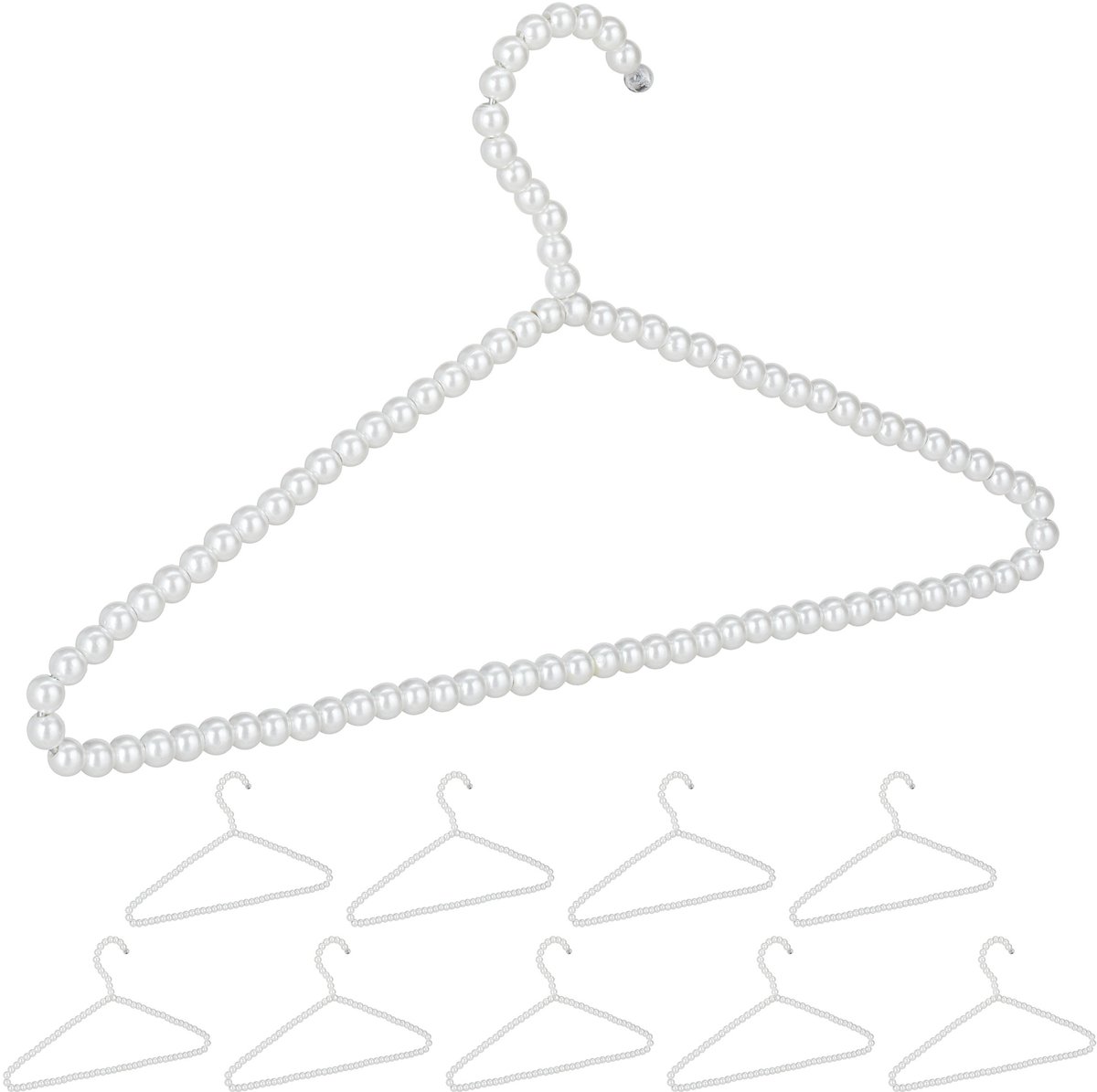 20x Parel kleerhangers