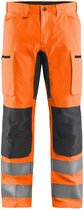 Pantalon Stretch Haute Visibilité Blaklader 1585-1811 - Oranje Haute Visibilité / Grijs Medium - C60