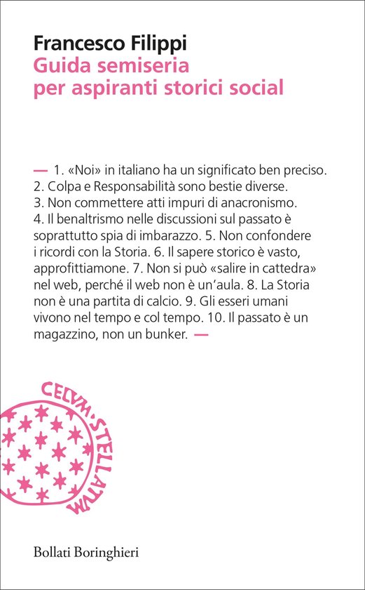 Guida semiseria per aspiranti storici social - cover