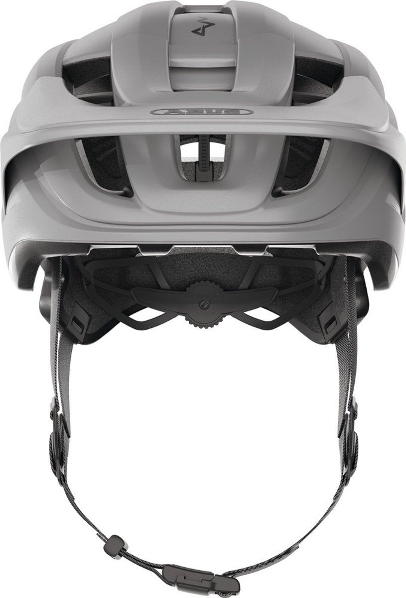Fietshelm ABUS CLIFFHANGER Ti silver L - 57-61 cm - zilver - Geschikt voor gebruik op mountainbikes - 365 g