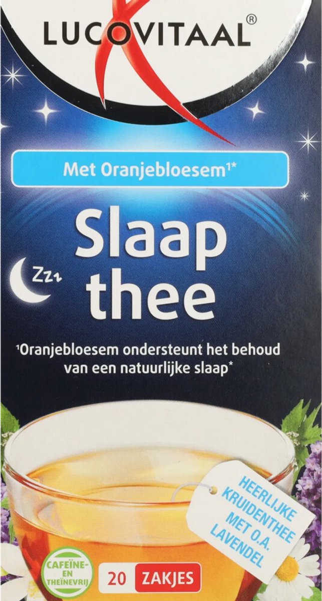 Lucovitaal Slaap Thee Vegan - 3 x 20 stuks - Voordeelverpakking