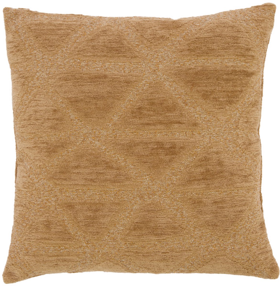 Sierkussen MUNCIE - Ø45x10 cm - Geel