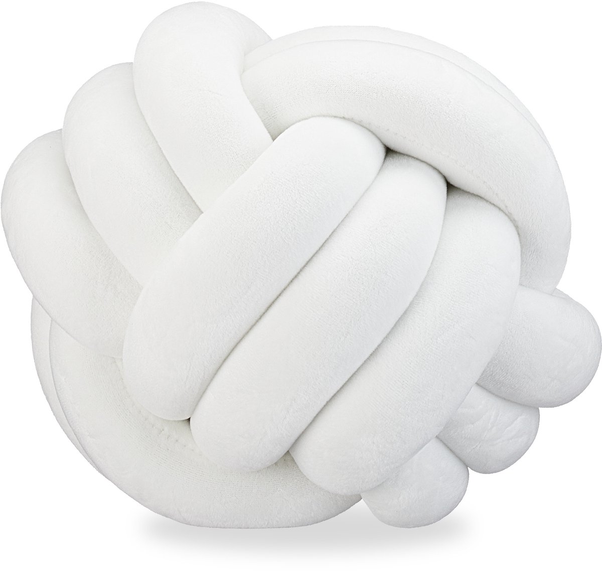 5 x knot kussen wit - sierkussen knopen - knoopkussen - Scandinavisch - 25 cm