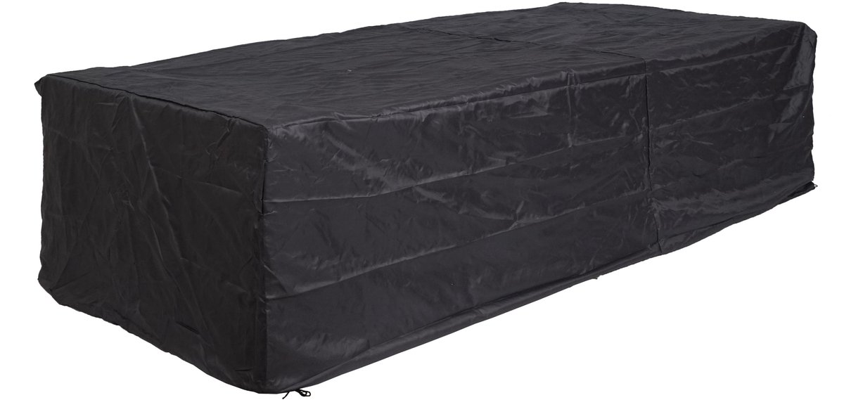 MCW Afdekhoes MCW-J41, dekzeil beschermhoes, tuinmeubel buitenset 75x255x120cm, antraciet Zwart