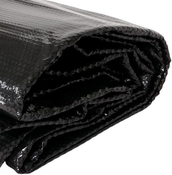 Bâche thermique bâche pare-soleil voile d'ombrage, épaisseur : 200 µm ~ rectangulaire 8x4m noir
