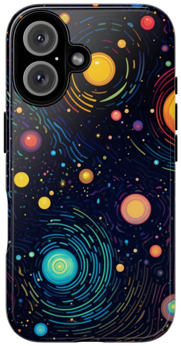 Kleurrijke Kosmische Sterrenbeelden – Telefoonhoesje Geschikt voor iPhone 16