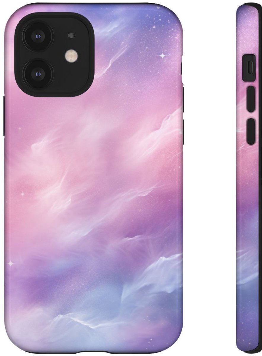 Pastelkleurige Hemelnevel – Telefoonhoesje Geschikt voor iPhone 12