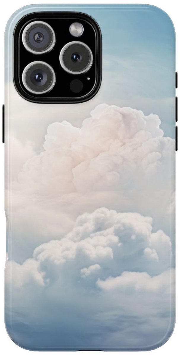 Dromerige Zachte Wolkenlucht – Telefoonhoesje Geschikt voor iPhone 16 Pro Max