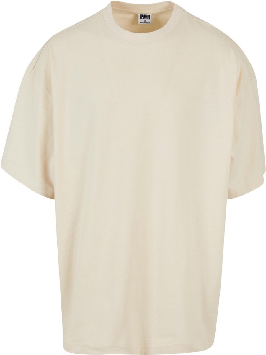 Urban Classics Huge Heren T-shirt XXL Ivoorkleurig
