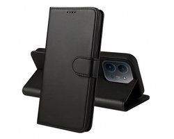 Hoesje Portemonnee geschikt voor Xiaomi Redmi 15C 4G Zwarte portemonnee met magnetische klep en kaartopslag