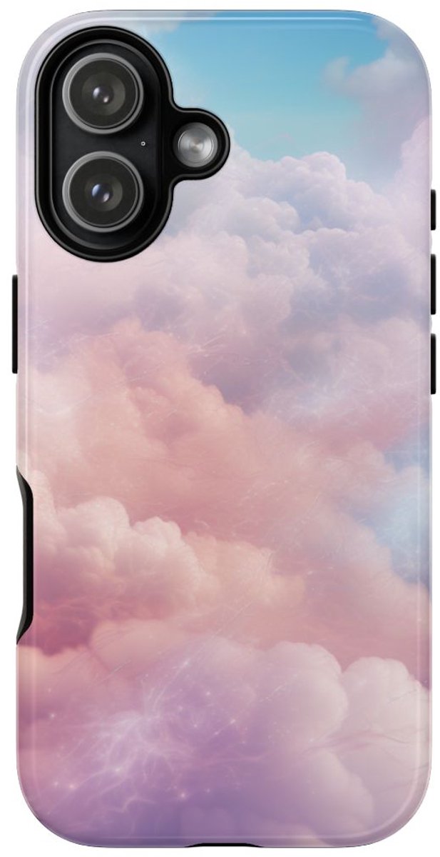 Pastelkleurige Dromerige Wolken – Telefoonhoesje Geschikt voor iPhone 17