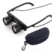 Professionele handsfree verrekijker bril voor vissen, theater, zicht zien, vogels kijken, sport, concerten, opera, tv, handsfree operaglazen voor volwassenen en kinderen (groene film-optiek