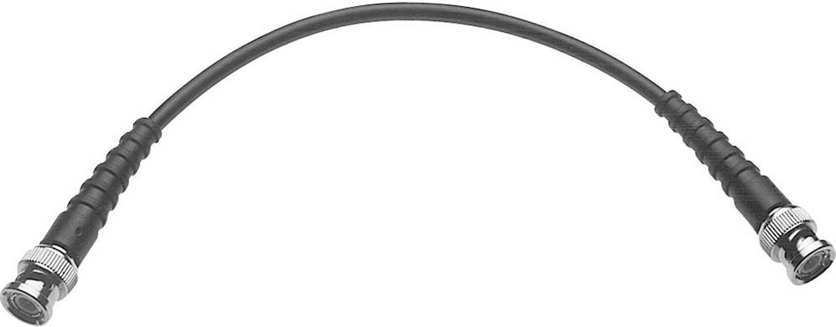 Telegärtner 100009707 BNC-meetsnoer 25.00 cm Zwart