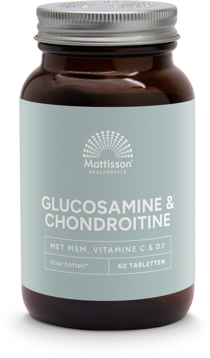 Bol.com Mattisson - Glucosamine Chondroïtine met MSM, Vitamine C & D3 - Supplement - 60 Tabletten aanbieding