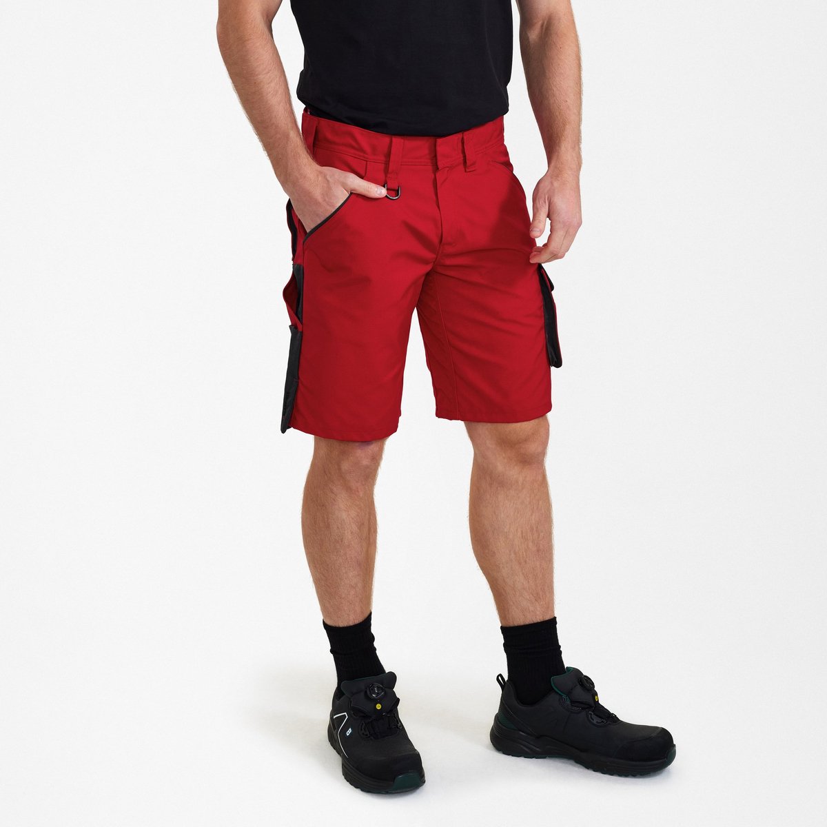 Engel Galaxy shorts 6810-254 - Tomato Red / Anthracite Grey - 58