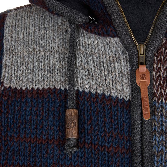 Blauwe Sweater Met Capuchon Met Trekkoord Mannen Unisex Original 1