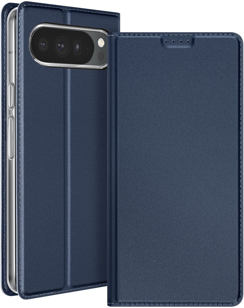 Dux Ducis, Flip Hoesje voor Google Pixel 10 Pro XL met Kaarthouder Skin Pro Serie, Nachtblauw