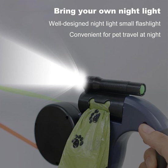 TUG 360° Wirwar Vrij Reflecterend Intrekbare Honden Riem voor