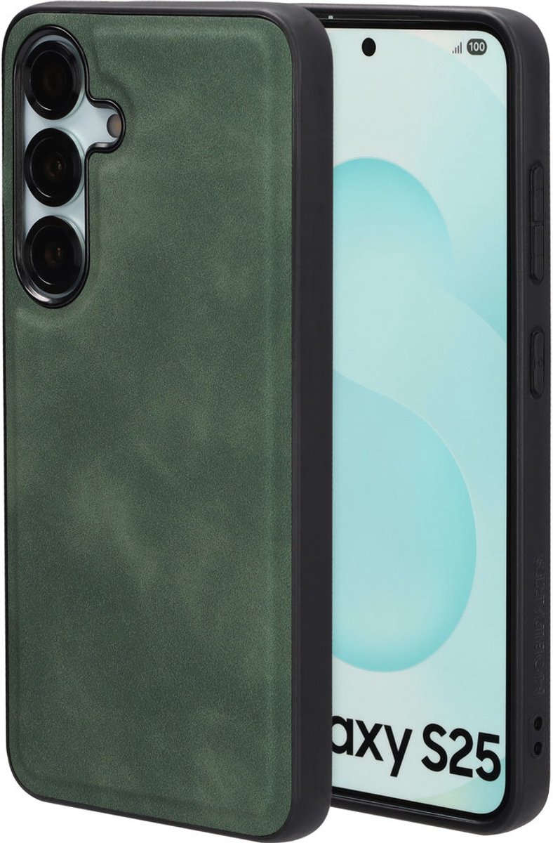 Mobiparts Classic Backcover geschikt voor Samsung Galaxy S25 Emerald - Groen - MagSafe
