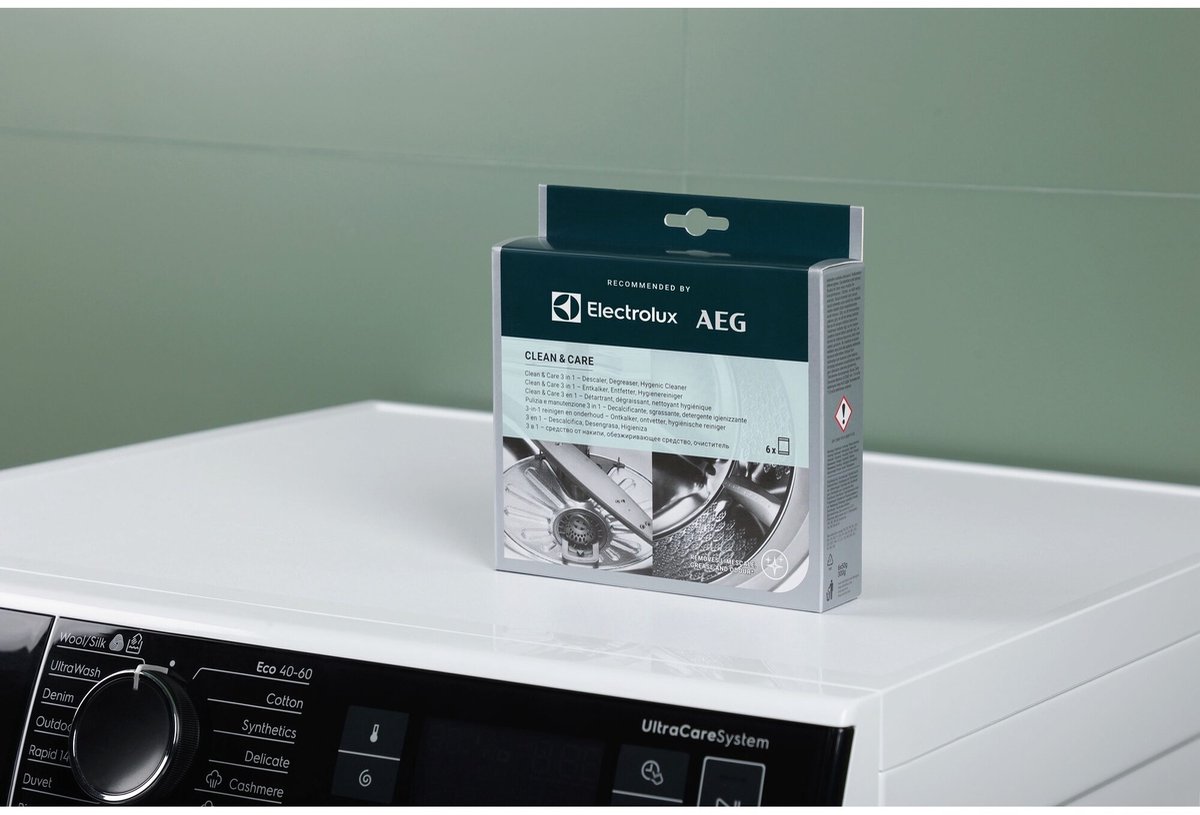 Electrolux M2GCP601 Clean and Care - 3 in 1 reiniger - reinigen en onderhoud - ontkalker, ontvetter en reiniger - geschikt voor wasmachines & vaatwassers - 6 zakjes goed voor een half jaar — afbeelding 4