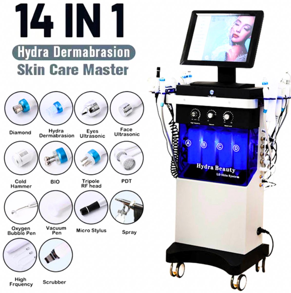 Luxmeds Original 14-in-1 Hydrafacial Machine