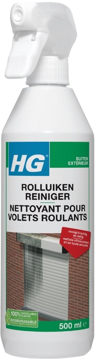 1 x HG Rolluiken Reiniger 500 ml - Rolluiken Reinigen - Rolluiken Reiniger - Rolluik Reinigen - Rolluik Reinigingsproduct - Rolluik Reinigen Zonder Krassen
