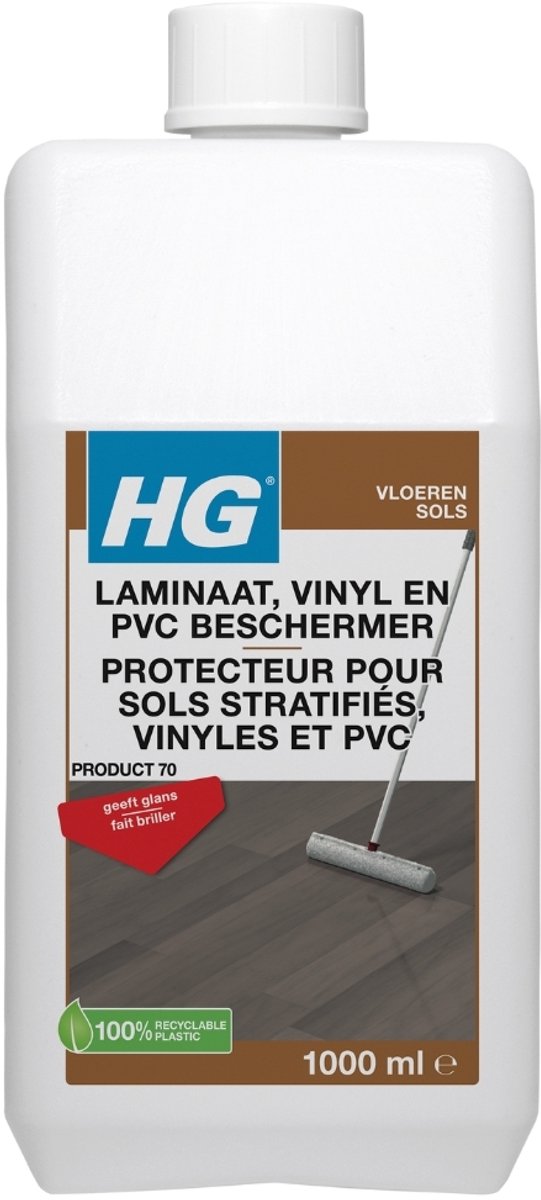 1 x HG Laminaatbeschermer 1 liter - Laminaatbeschermer - Vloerbescherming - Slijtagebescherming - Krassenbescherming - Glansvloer