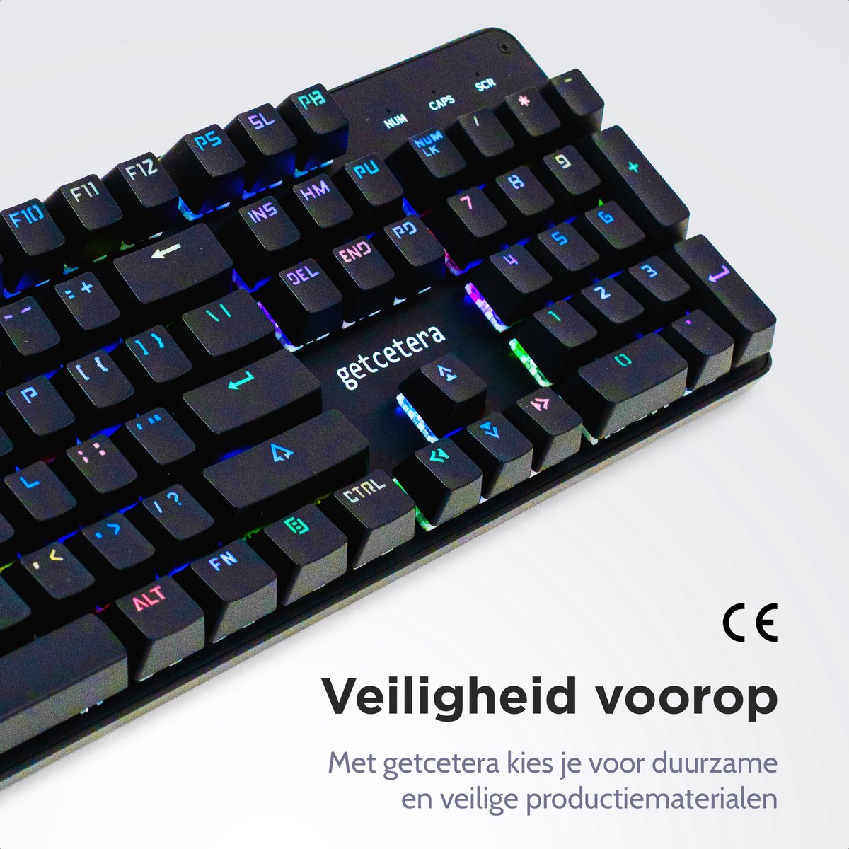 getcetera Mechanisch Gaming Toetsenbord - 104 Toetsen thumbnail 2