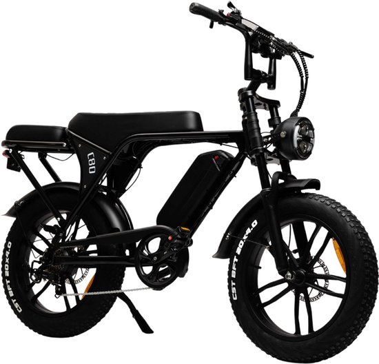 Fatbike - Zwart - 250W - Incl. Garantie - Model 2025 gratis