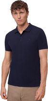 DANISH ENDURANCE Classic Fit Poloshirt Heren - biologisch katoen - Korte mouw - Marineblauw - Maat L