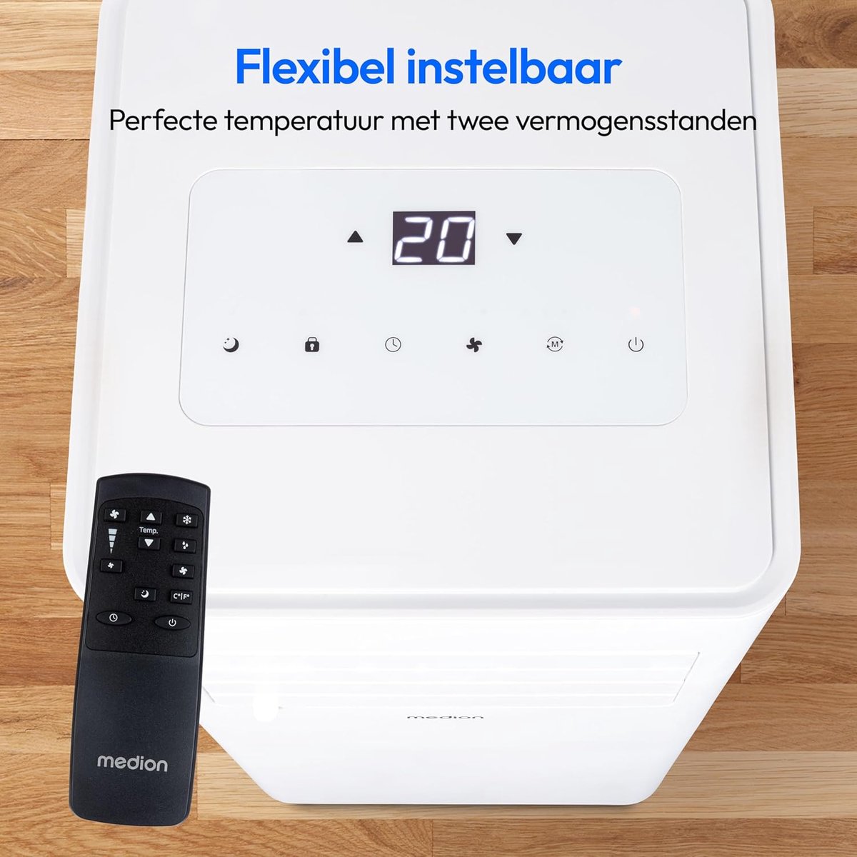 Afbeelding 3 van Mobiele Airco 7000 BTU - 3-in-1 Functie voor Koelen,