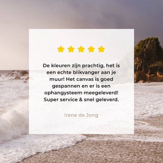 Peintures sur Toile See Through - Mer - Plage - 30x20 cm - Décoration murale