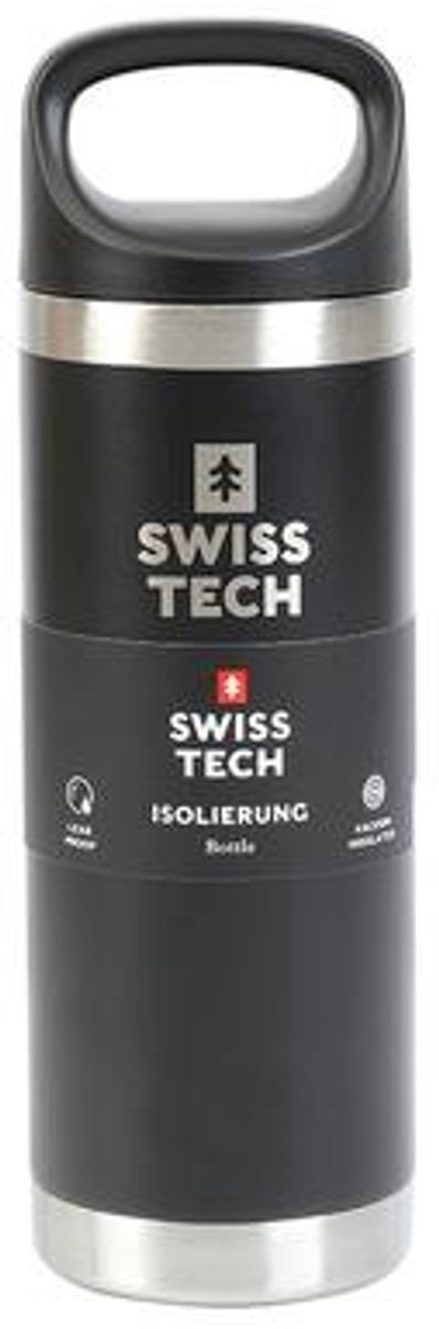 Swiss-Tech ST075003 – Thermofles 532 ml – RVS 304 – Dubbelwandige vacuümisolatie – Copper liner – Condensvrij – BPA-vrij