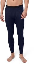 DANISH ENDURANCE Thermo Leggings - Heren - Merino Wol - Thermobroek - Donker Marineblauw - Maat L
