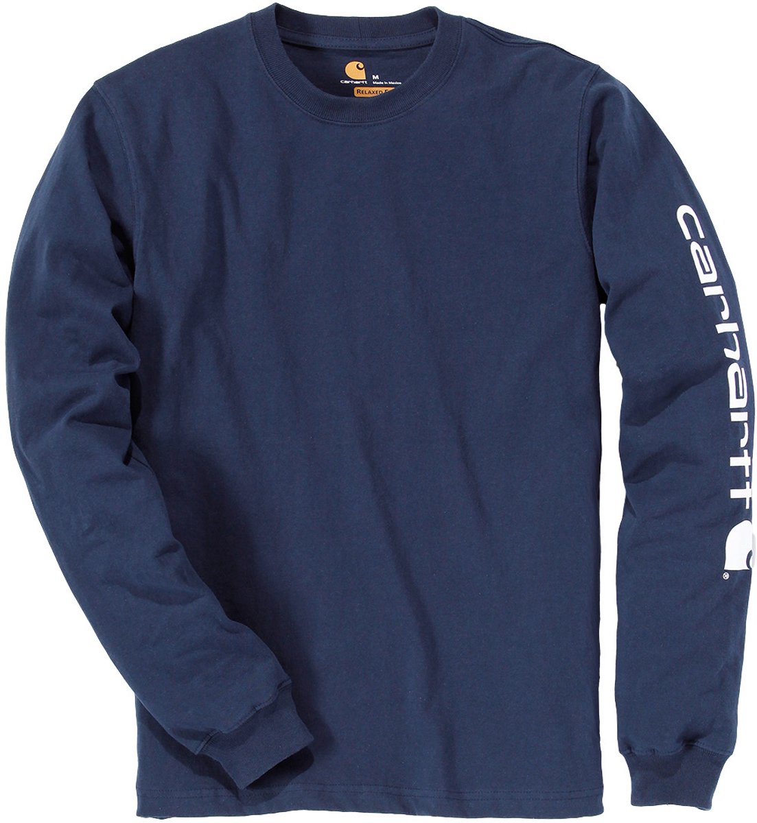Carhartt T-Shirt Logo Long Sleeve T-Shirt -M Blaus