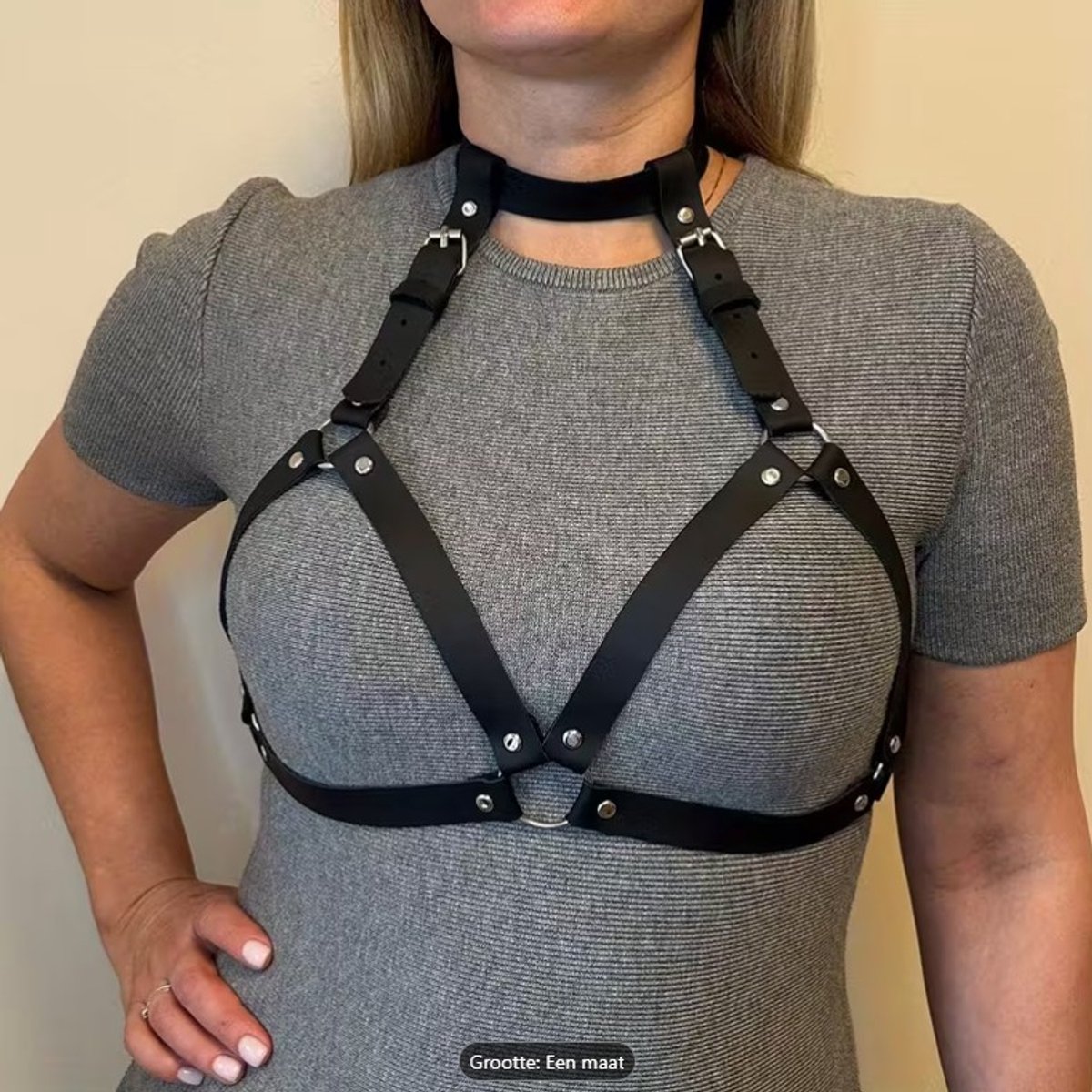 Punk style borstharnas - bdsm -