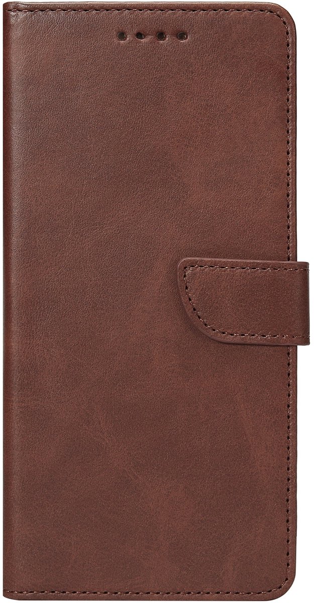 Rixus Bookcase For Apple iPhone 16 Pro Max Brown