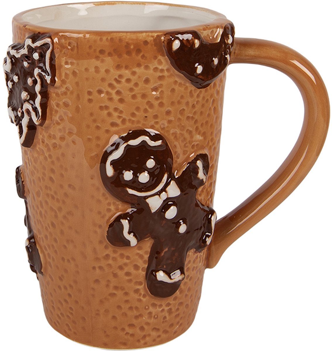 Clayre & Eef Mok 575 ml Bruin Keramiek Gingerbread man