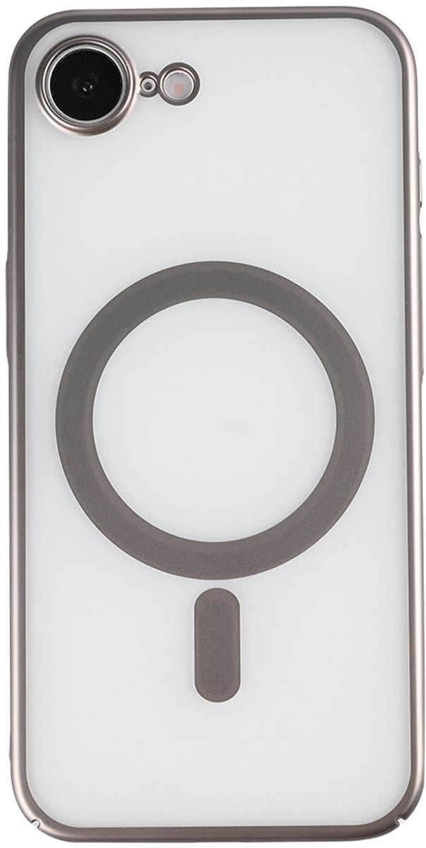Rixus Instinct Mag Case For iPhone 16e Titanium Grey