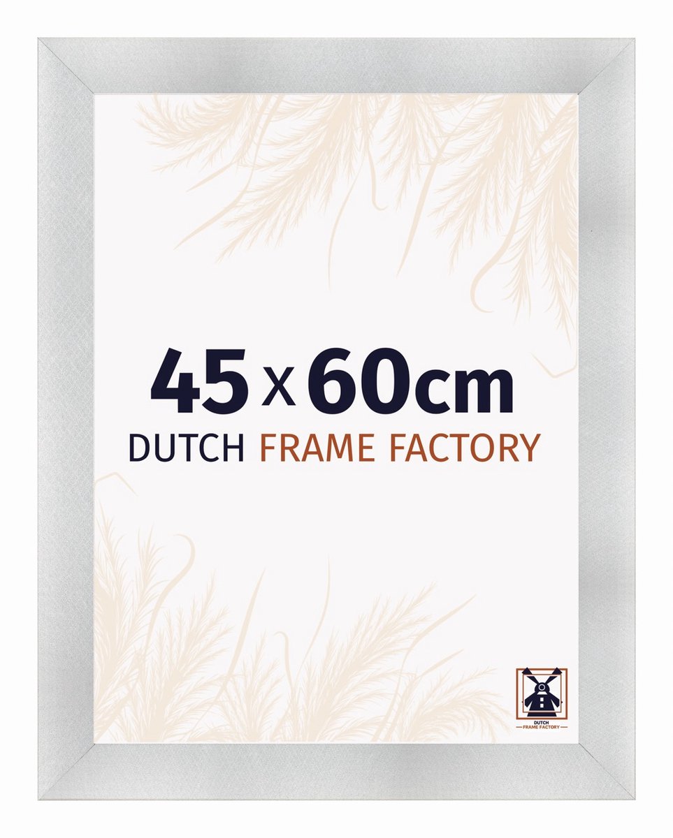 Dutch Frame Factory Fotolijst 45x60 cm - MDF - Aluminium Geborsteld - Praag