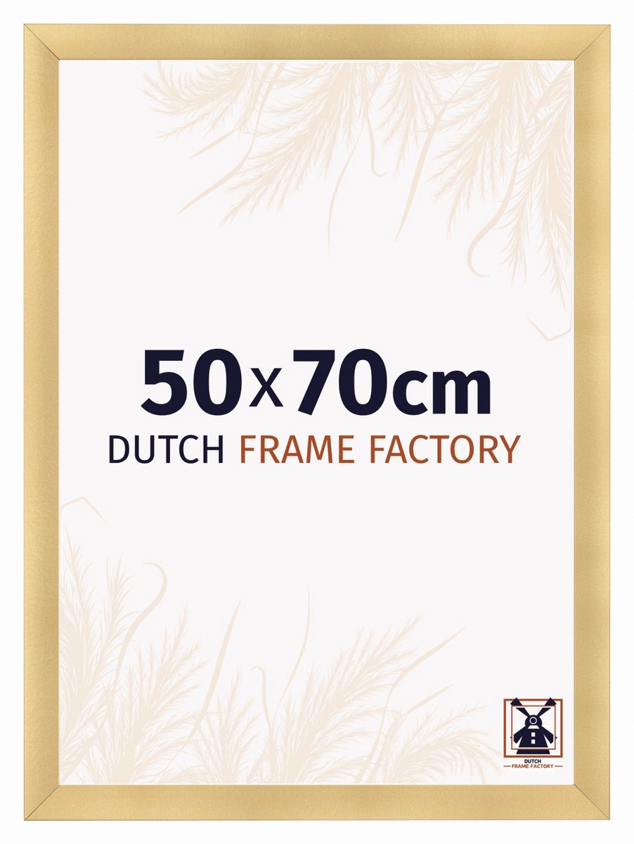 Dutch Frame Factory Fotolijst 50x70 cm - MDF - Goud Mat - Praag