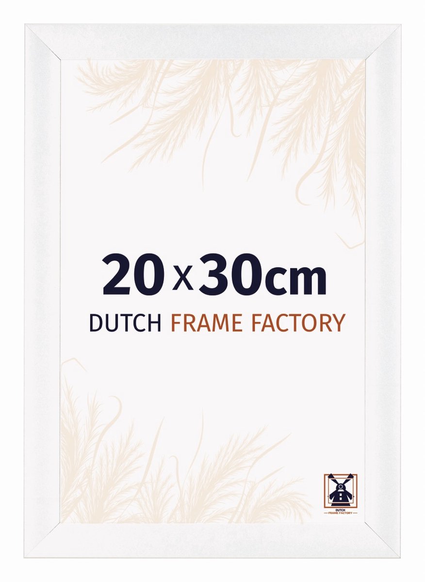 Dutch Frame Factory Fotolijst 20x30 cm - MDF - Wit Mat - Praag