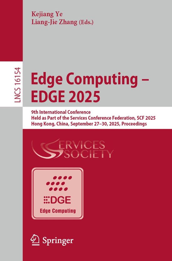 Springer Nature Proceedings Computer Science - Edge Computin ... - cover