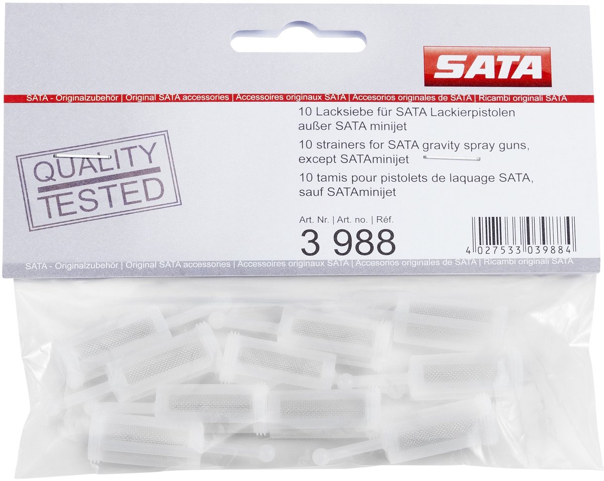 SATA Verfzeefjes 300 micron