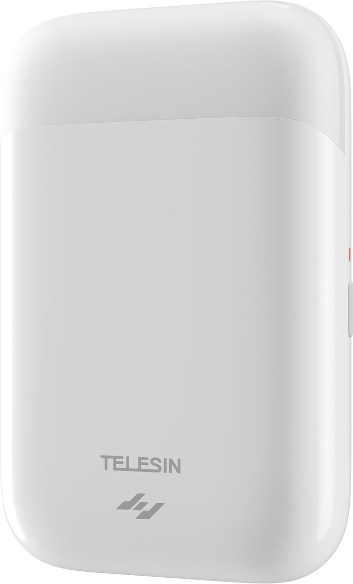 Telesin Portable Printer Kit Mini Fotoprinter - Augmented Reality (AR) Foto's - Printen Zonder Inkt met ZINK Technologie - 2x3 Inch Stickerprinter - Draadloos via Bluetooth