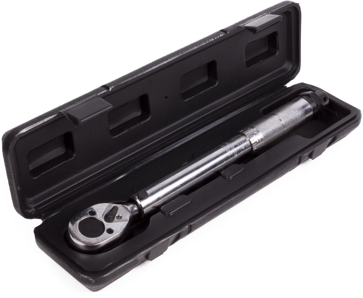 Hofftech Momentsleutel - 3/8 inch - 19-110 Nm - Omschakelbare ratelkop - Safetylock