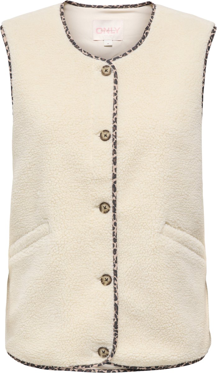 ONLY - ONLBABY LIFE TEDDY VEST PNT CS - Dames - Gewatteerde jassen